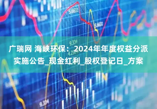 广瑞网 海峡环保：2024年年度权益分派实施公告_现金红利_股权登记日_方案